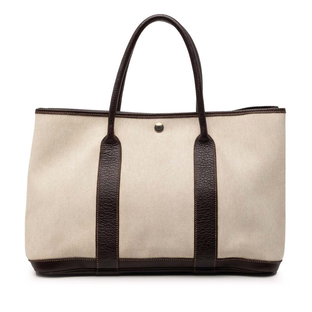 Hermes Garden Party Tote Toile And #266657H17B
